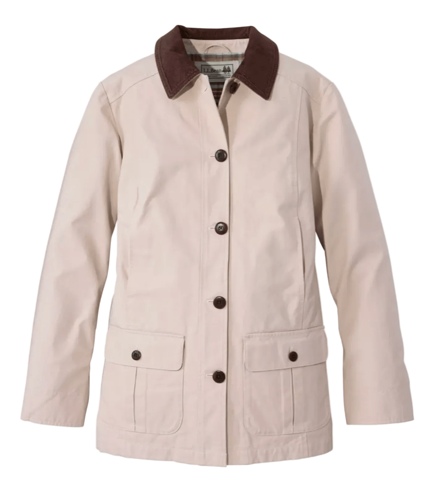 L.L. Bean Women’s Apparel > Outerwear L.L. Bean Adirondack Barn Coat Flannel Lined Women'S Regular Stone