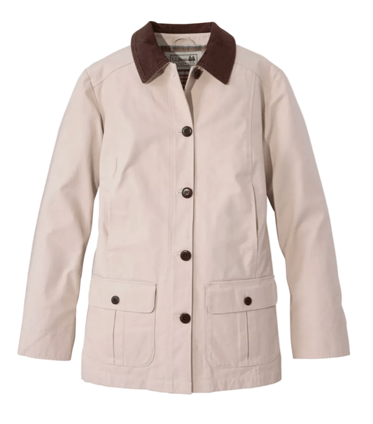 L.L. Bean Women’s Apparel > Outerwear L.L. Bean Adirondack Barn Coat Flannel Lined Women'S Regular Stone