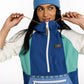 L.L. Bean Women’s Apparel > Outerwear L.L. Bean Women's Mountain Classic Anorak Multi Color Regular Deep Blue/Deep Lake