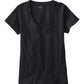 L.L. Bean Women's Apparel > Tops L.L. Bean Women's Soft Stretch Supima Tee Scoopneck Short Sleeve Black