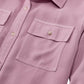 L.L. Bean Women's Apparel > Tops L.L. Bean Women's Soft Washed Tencel Utility Shirt Pink Sandstone