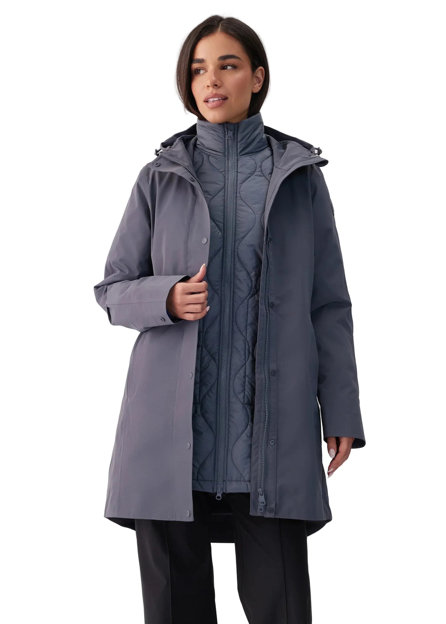 Lole Women’s Apparel > Outerwear Lole Women’s Lovering 3 In 1 Insulated Jacket Stone Blue