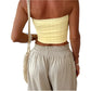 Nikibiki Women's Floral Lace Tube Top