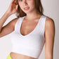NIKIBIKI 181 7 white Nikibiki Women's Plunge V-Neck Crop Top NS7829