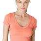 Nikibiki 181 Nikibiki V Neck Crop Tee NS8268