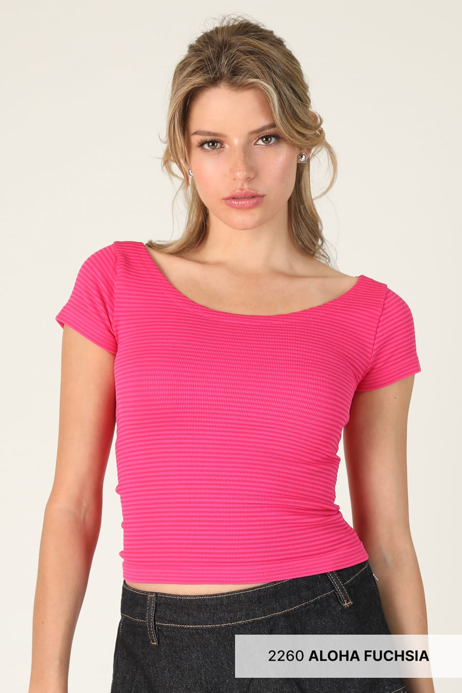 NIKIBIKI Women's Apparel > Tops NIkiBiki Women's Reversible Striped Top