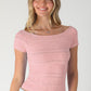 NIKIBIKI Women's Apparel > Tops NIkiBiki Women's Textured Boat Neck Top