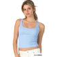 NIKIBIKI Women's Apparel > Tops Serene Blue NIkiBiki Women's Polka Dot Edge Crop Top