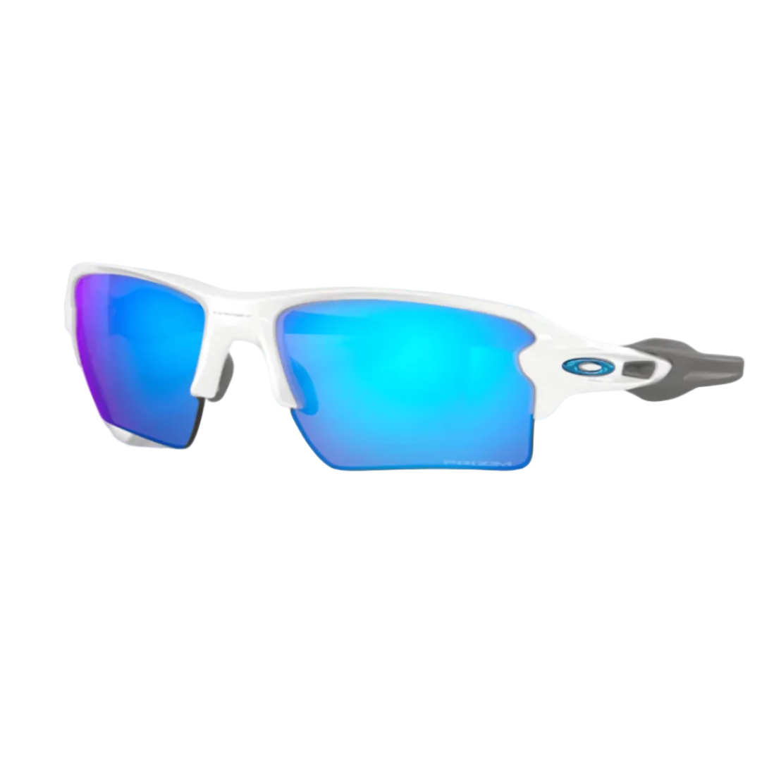 Oakley 309 Oakley Men's Flak 2.0 XXL Polished White W/Prizm Sapphire