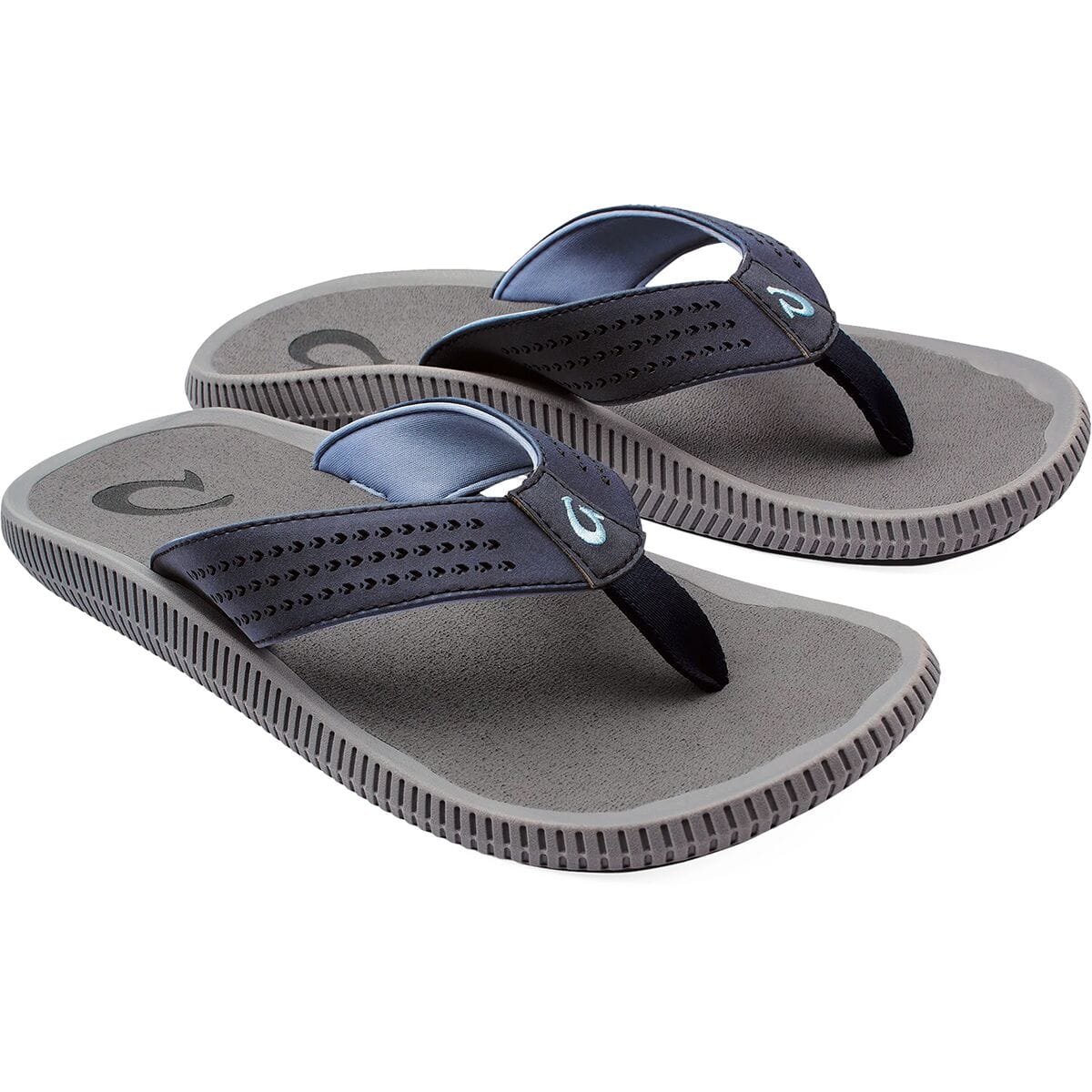 OluKai 164 OluKai Men's Ulele Sandal Blue Depth/Charcoal