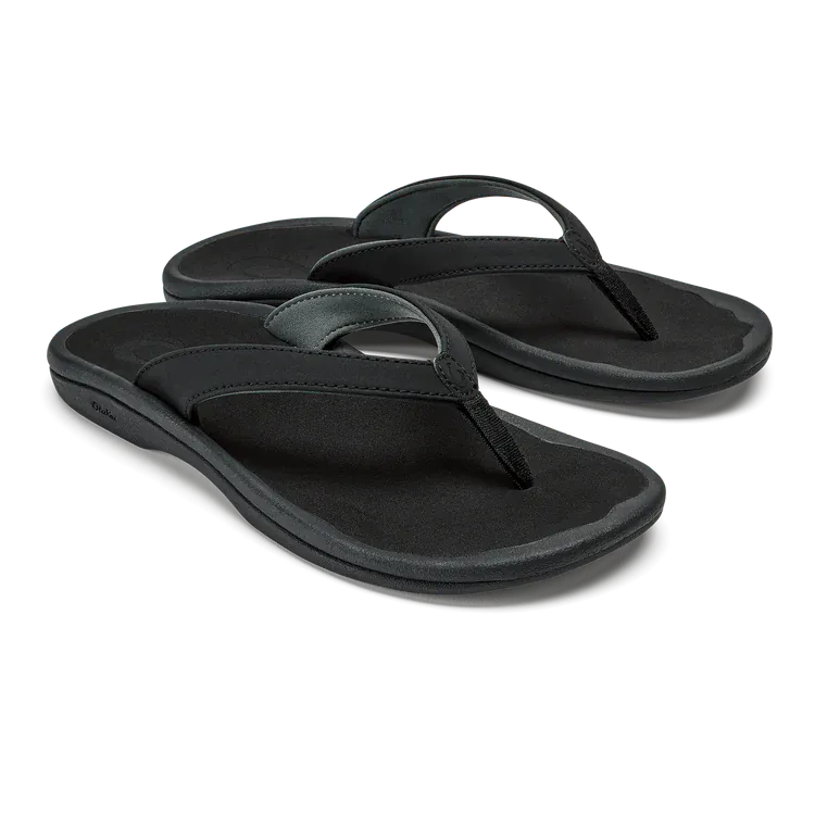 OluKai Women's Footwear > Sandals OluKai Women's Ohana Lahi Sandal Black Black