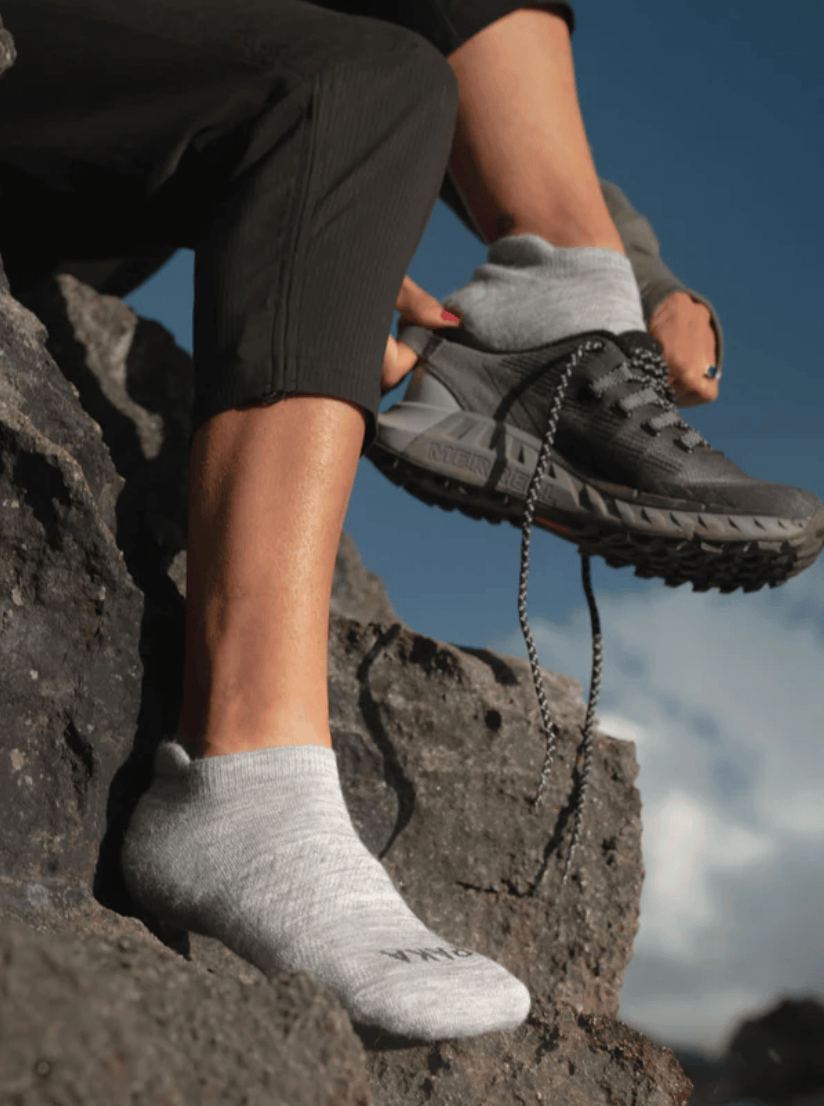 Paka Accessories > Socks Paka Essential Ankle Socks Light Grey