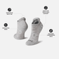 Paka Accessories > Socks Paka Essential Ankle Socks Light Grey