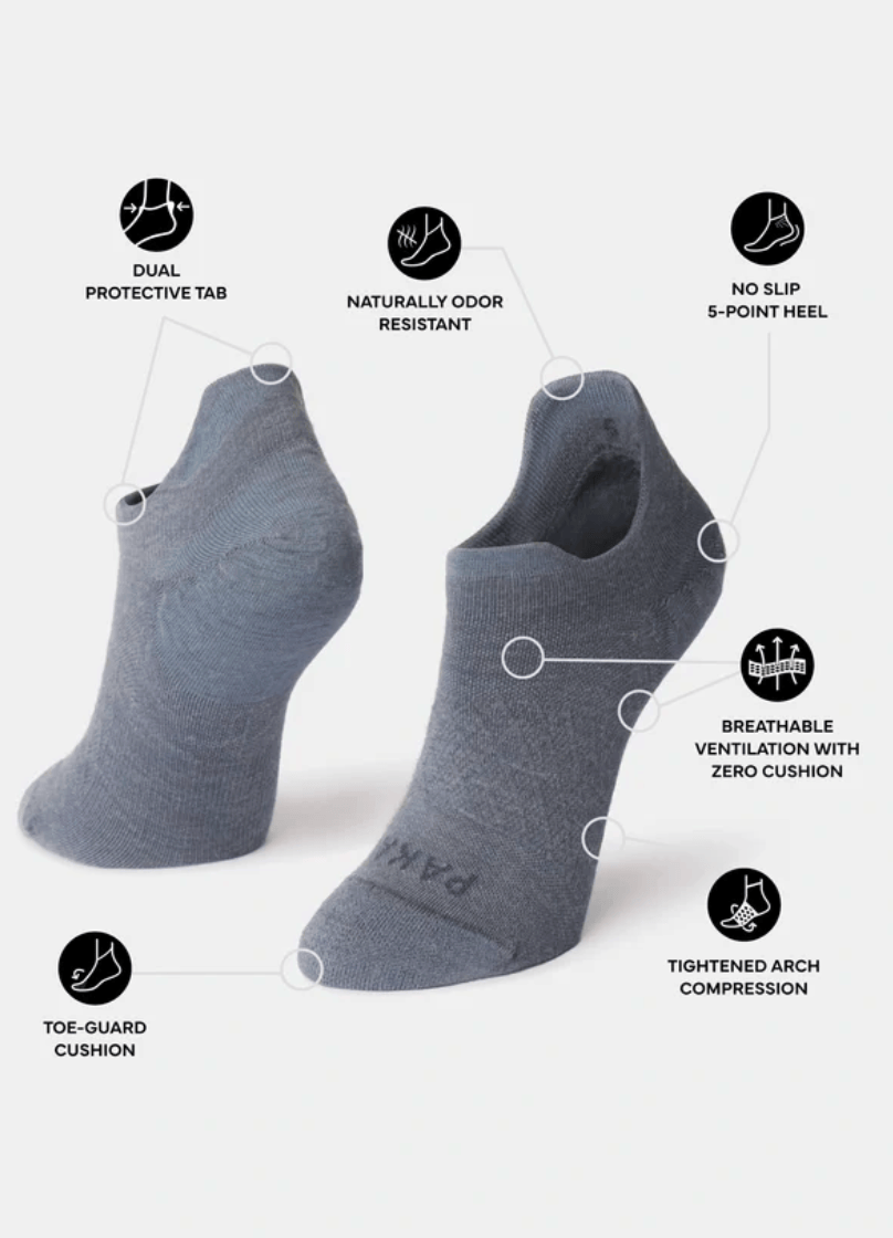 Paka Accessories > Socks Paka Trail Ankle Socks Indigo