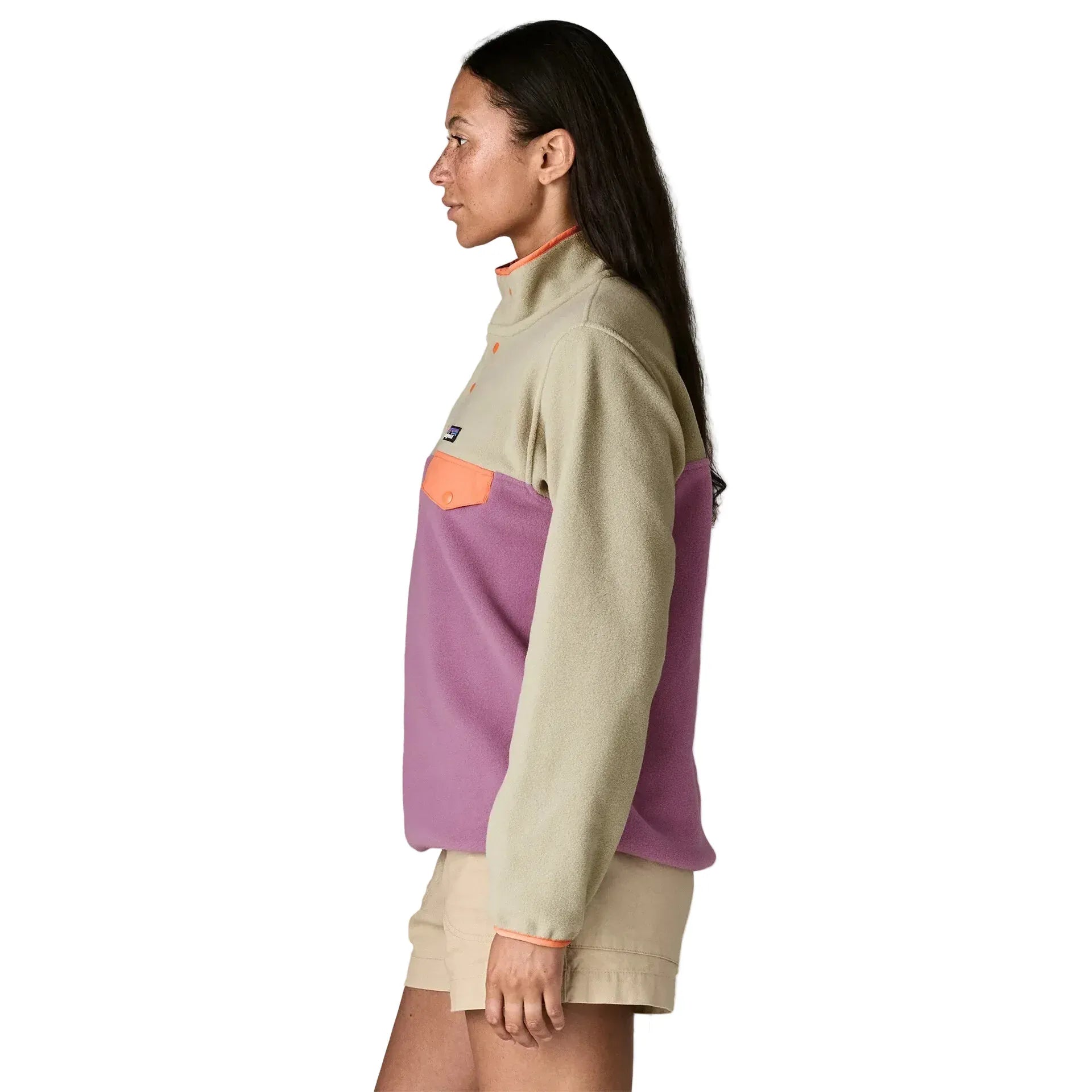 Patagonia 175 Patagonia Women's Lightweight Synchilla Snap-T Fleece Pullover Light Violet