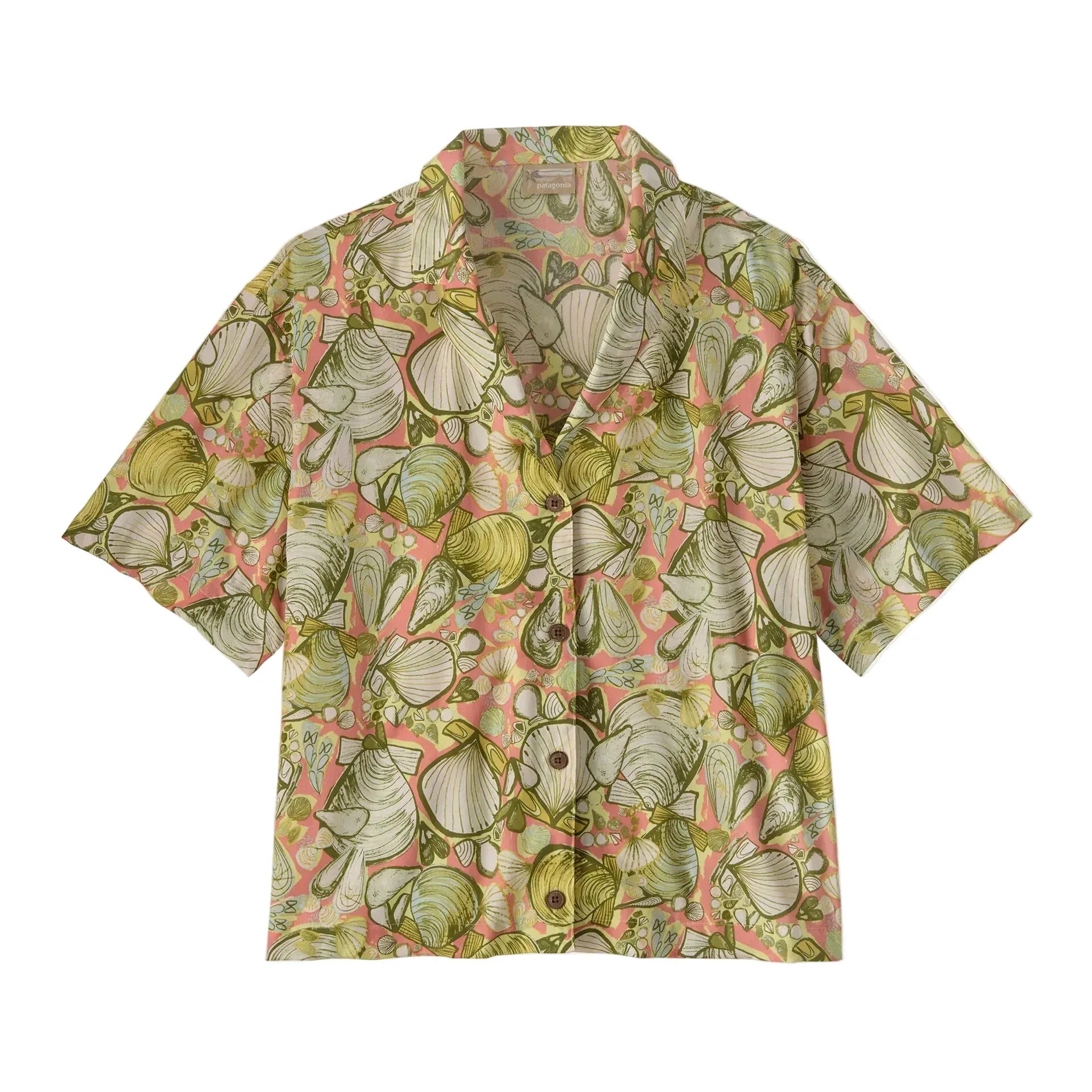 Patagonia 181 Patagonia Womens's Tidal Threads Shirt Shelly Shelly: Mellow Melon