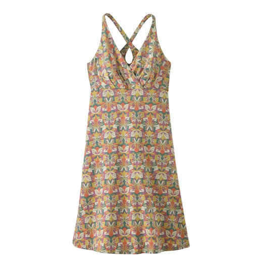 Patagonia 186 Patagonia Women's Amber Dawn Dress Butterfly Geo: Weathered Stone