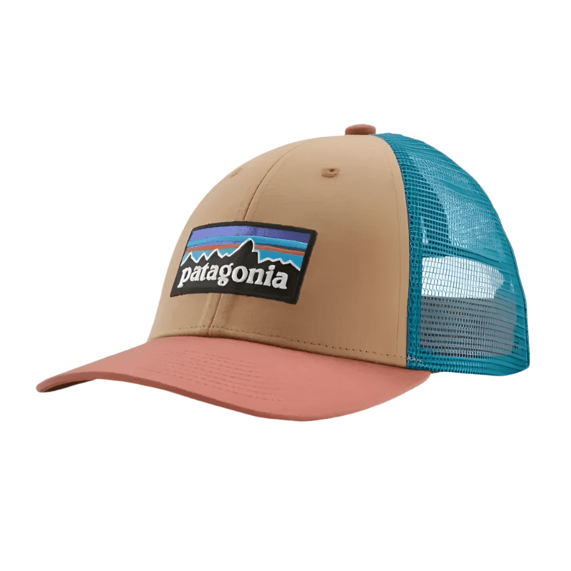 Patagonia 308 ALL / Grayling Brown Patagonia P-6 Logo LoPro Trucker Hat