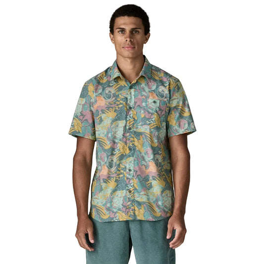 Patagonia 502 Patagonia Men's Go To Shirt Moon Tripper: Blue Sage