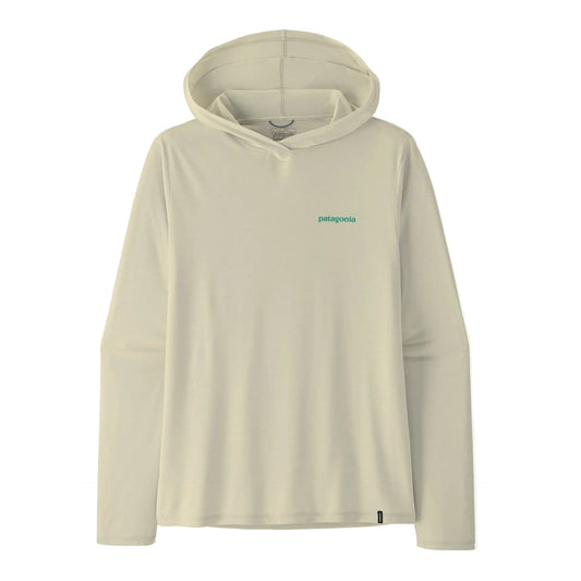 Patagonia 503 Patagonia Men's Capilene® Cool Daily Hoody Casting Logo Dyno White