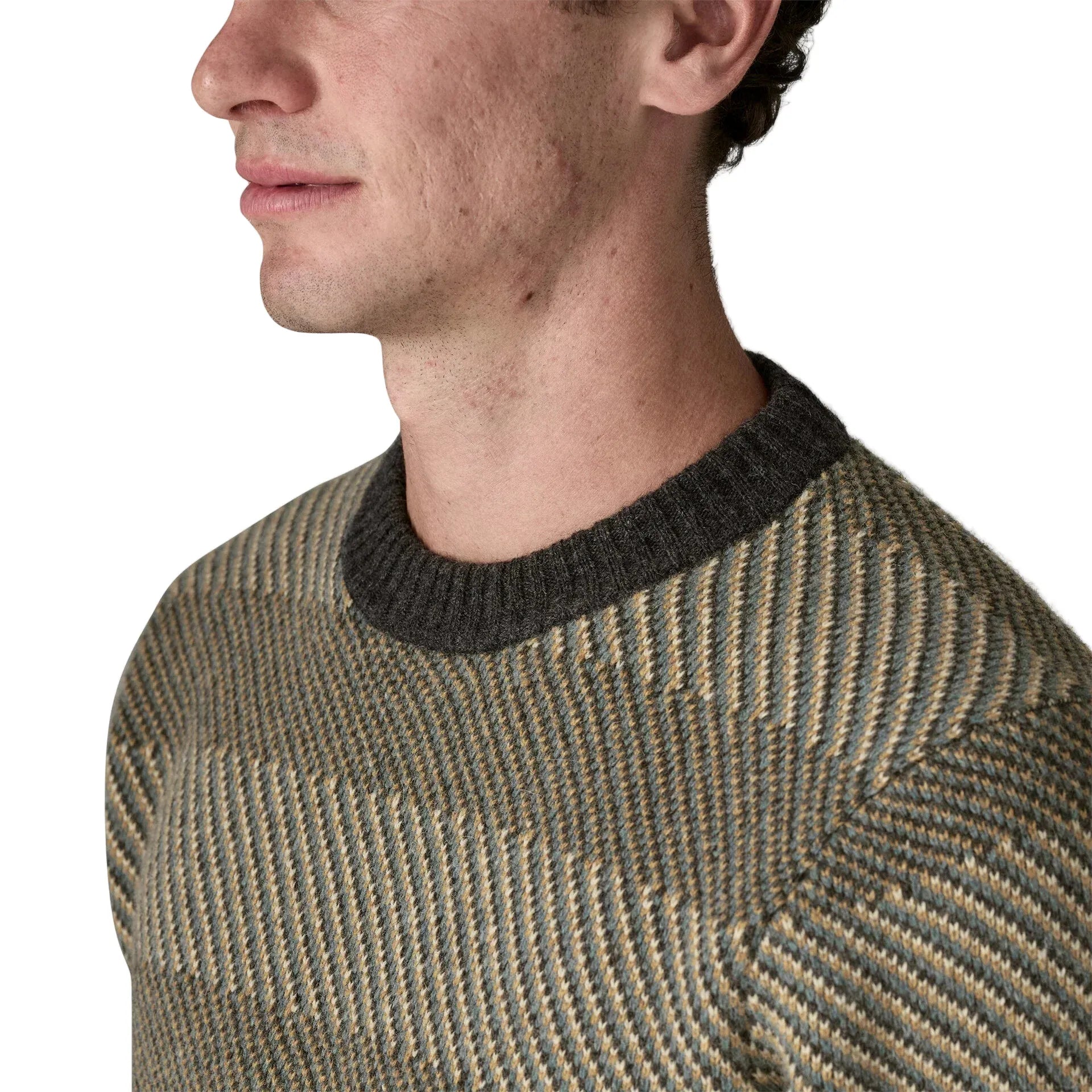 Patagonia 604 Patagonia Men's Recycled Wool-Blend Sweater Longshore: Forge Grey