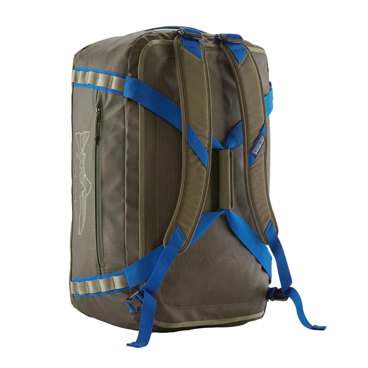 Patagonia Accessories > Bags ALL / Basin Green W/Fitz Trout Patagonia Black Hole Duffel 55L Basin Green W/Fitz Trout