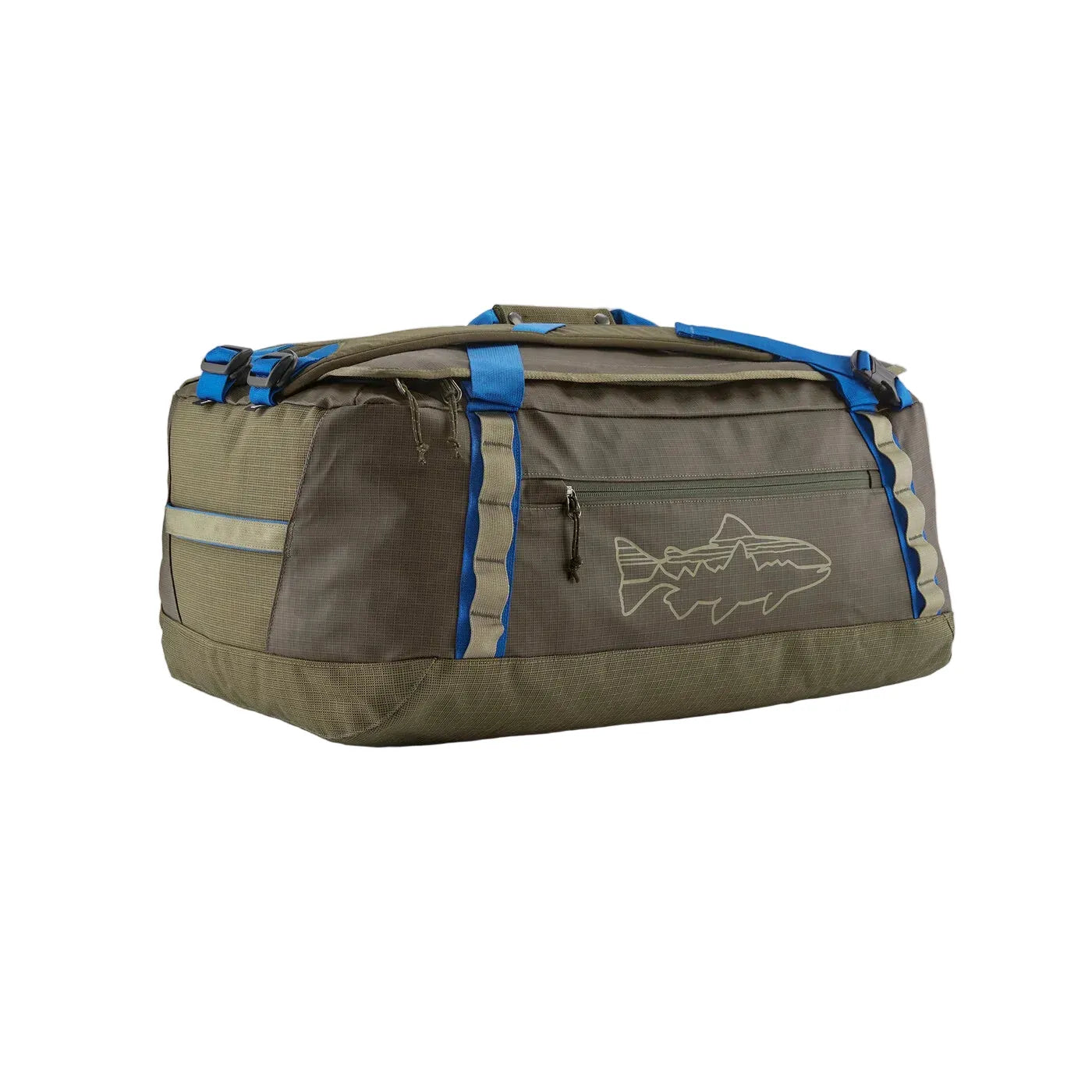 Patagonia Accessories > Bags ALL / Basin Green W/Fitz Trout Patagonia Black Hole Duffel 55L Basin Green W/Fitz Trout