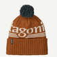 Patagonia Accessories > Hats ALL / Hut Tripper Logo: Cinnamon Brown Patagonia Powder Town Beanie Hut Tripper Logo: Cinnamon Brown