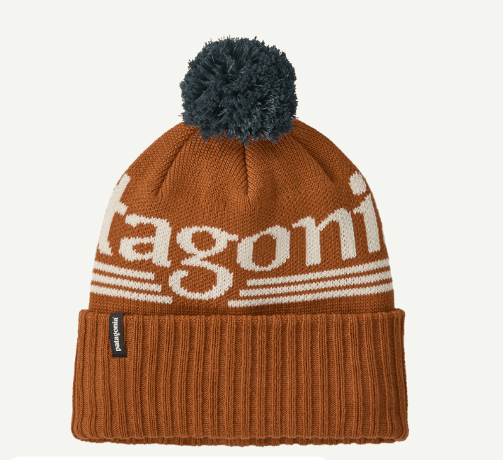 Patagonia Accessories > Hats ALL / Hut Tripper Logo: Cinnamon Brown Patagonia Powder Town Beanie Hut Tripper Logo: Cinnamon Brown