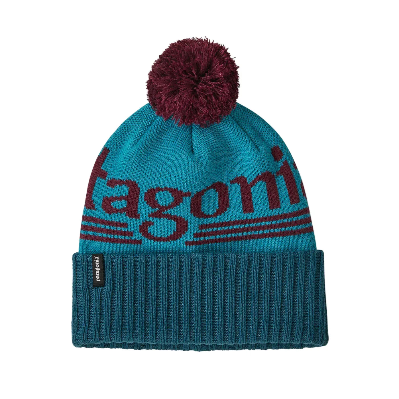 Patagonia Accessories > Hats ALL / Hut Tripper Logo: Mako Blue Patagonia Powder Town Beanie Hut Tripper Logo: Mako Blue