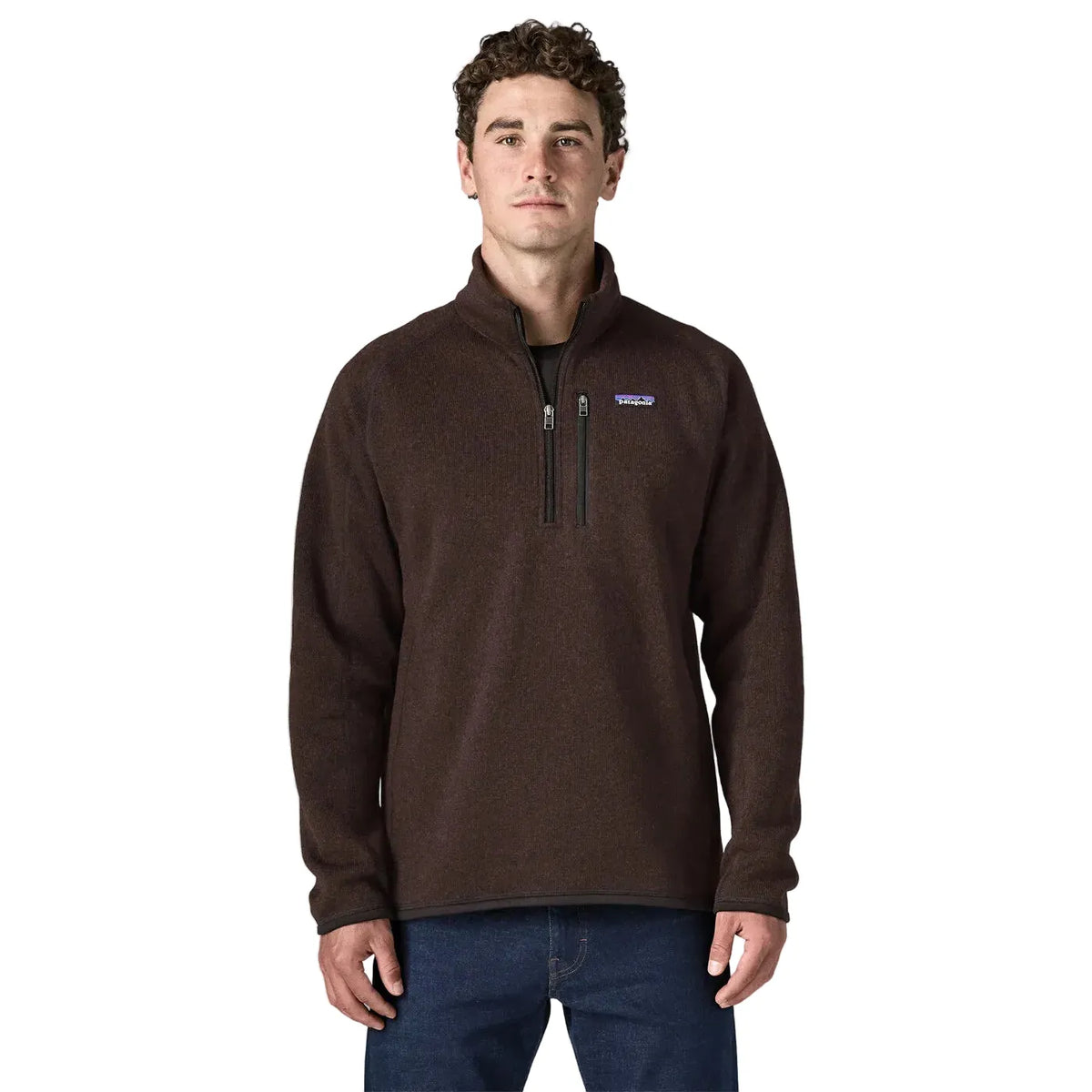 Patagonia Men’s Apparel > Fleece & Midlayers Patagonia Men's Better Sweater 1/4 Zip Den Brown