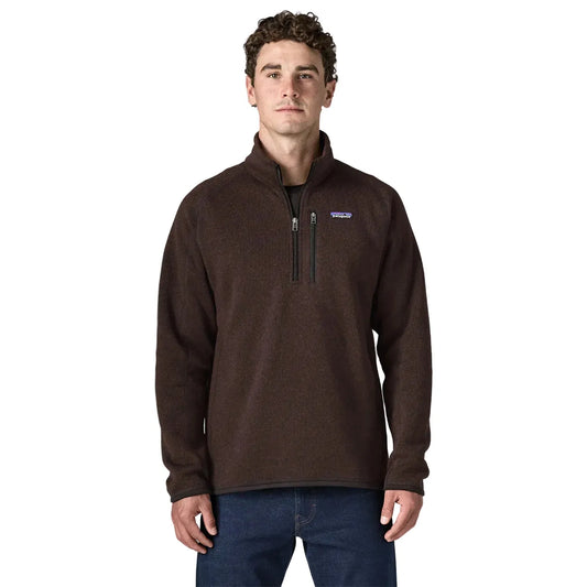 Patagonia Men’s Apparel > Fleece & Midlayers Patagonia Men's Better Sweater 1/4 Zip Den Brown