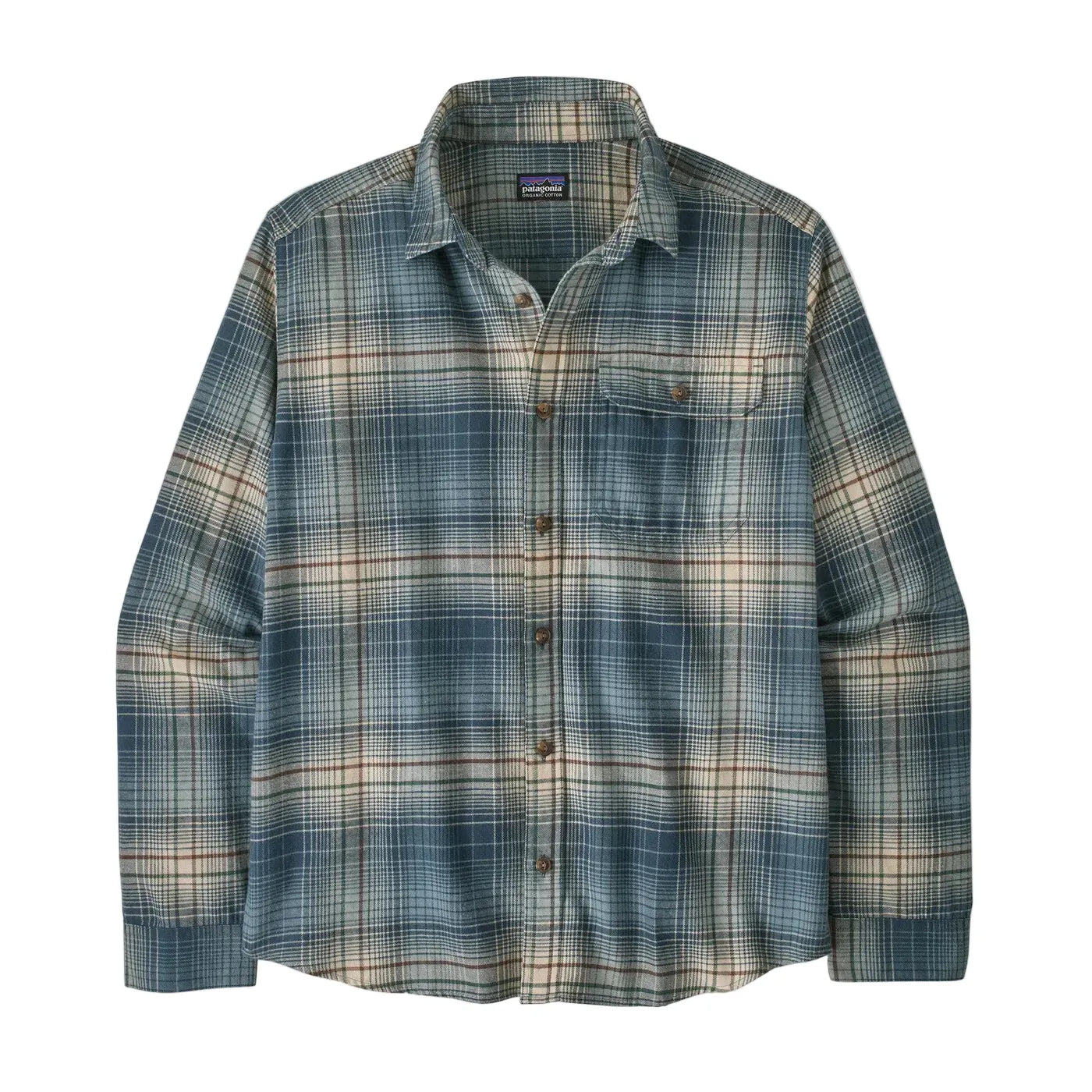 Patagonia Men’s Apparel > Wovens & Flannels Patagonia Men's L/S Lightweight Fjord Flannel Shirt Melting Ombre: Summit Blue