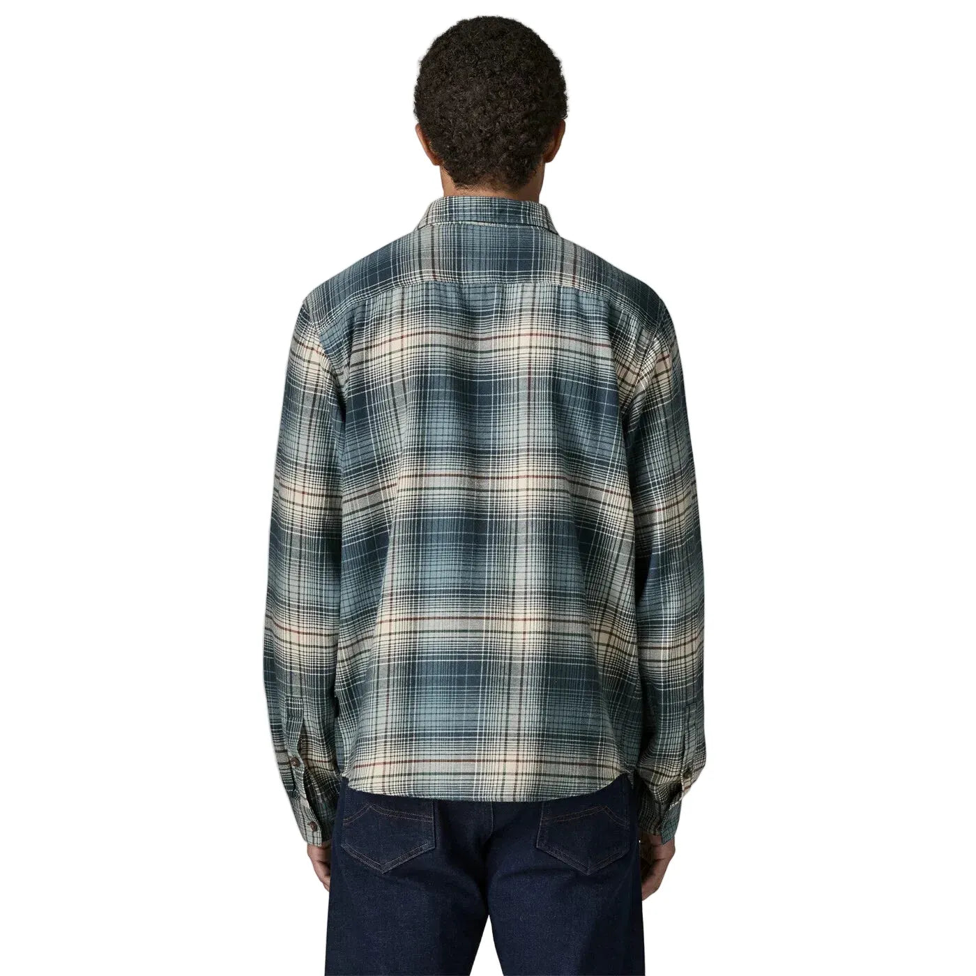 Patagonia Men’s Apparel > Wovens & Flannels Patagonia Men's L/S Lightweight Fjord Flannel Shirt Melting Ombre: Summit Blue
