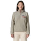 Patagonia Women's Apparel > Fleece & Midlayers Patagonia Women's Lw Synch Snap-T P/O Oatmeal Heather W/Moonrise Taupe