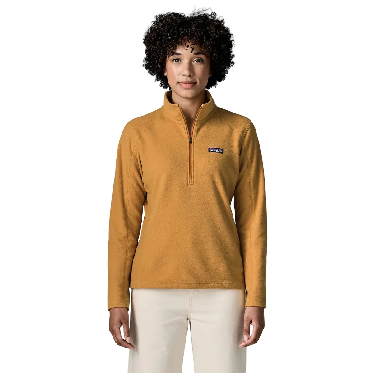 Patagonia Women's Apparel > Fleece & Midlayers Patagonia Women's Micro D 1/4 Zip Dried Mango