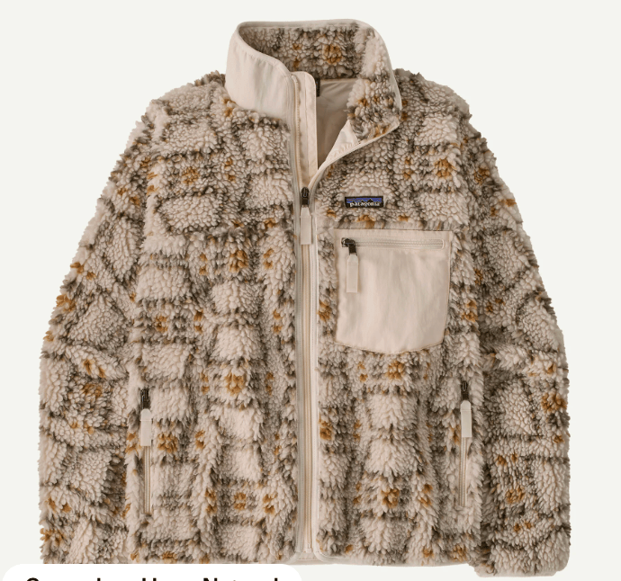 Patagonia Women's Apparel > Outerwear Patagonia Women's Classic Retro-X Jkt Snowshoe Hare: Natural