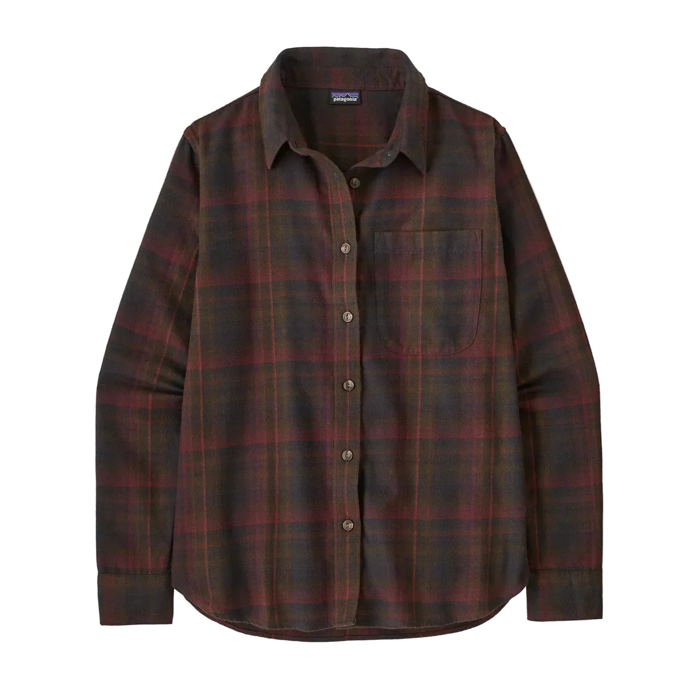 Patagonia Women's Apparel > Tops Patagonia Women's Lightweight Fjord Flannel Shirt Ice Fall: Berry Fig