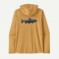 Patagonia Men's Cap Cool Daily Graphic Hoody Fitz Roy Trout: Beeswax Tan X-Dye