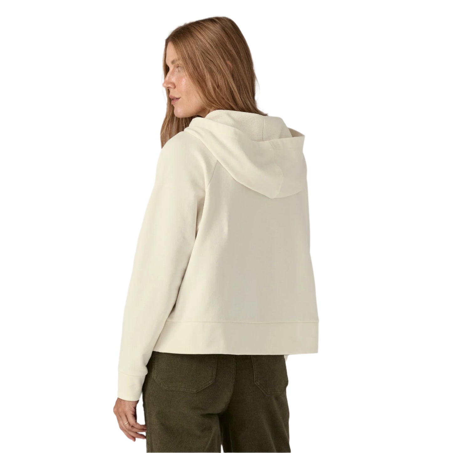 Patagonia Women's Regenerative Organic Certified Cotton Essential Hoody Wool White