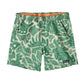 Patagonia Women's Baggies Shorts - 5 in. Bees and Flowers: Heartleaf Green