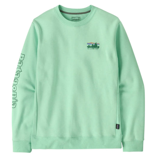 Patagonia Women's '73 Skyline Uprisal Crew Sweatshirt Rinsed Green - Brekken's