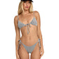 Billabong Women's Wave Check Cara Bralette Black Pebble
