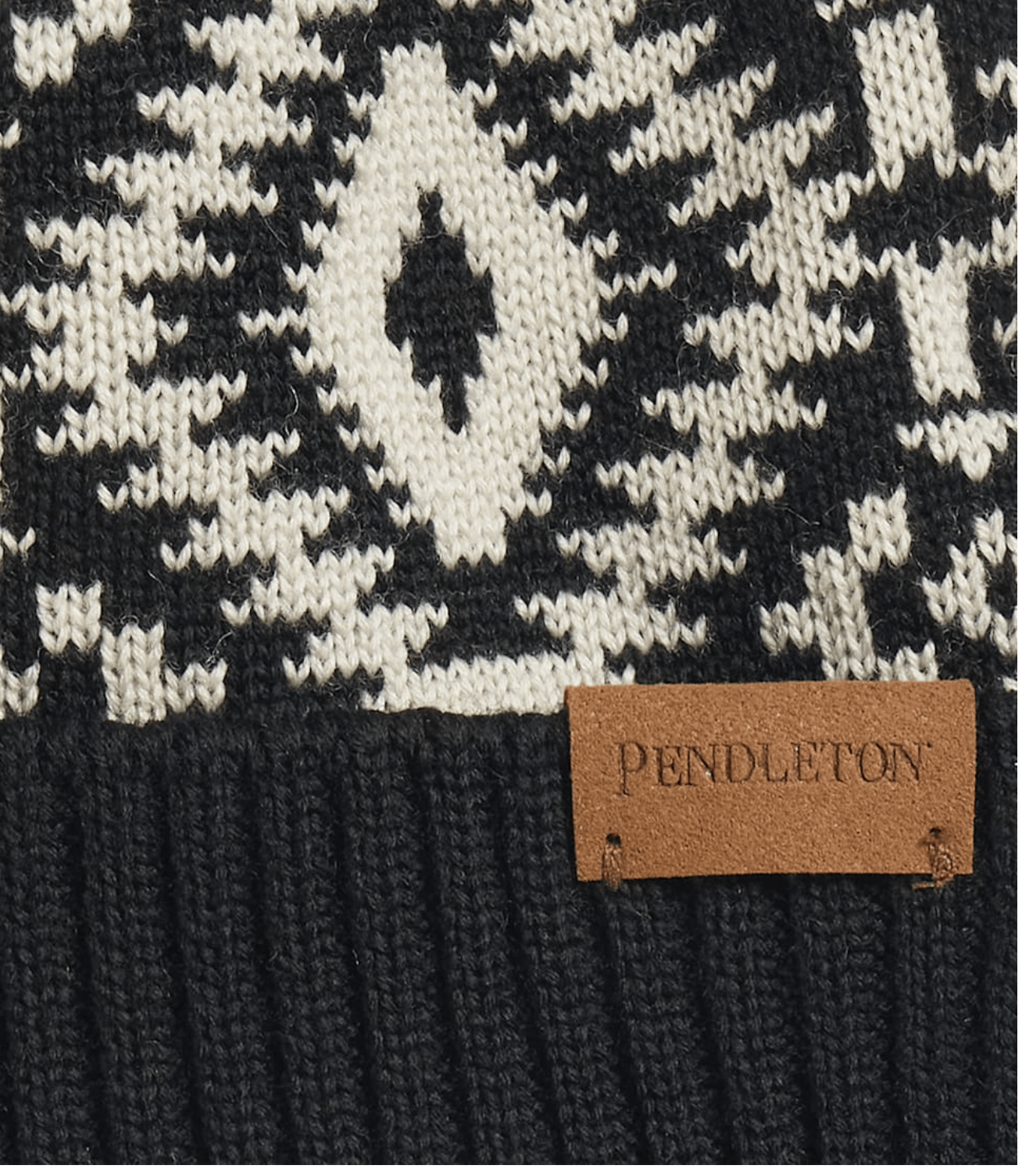 Pendleton Accessories > Other 1-SZ / Los Ojos Black Pendleton Merino Beanie Los Ojos Black