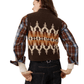 Pendleton Women's Apparel > Sweaters Pendleton Shetland Collection Graphic Vest Chocolate Multi