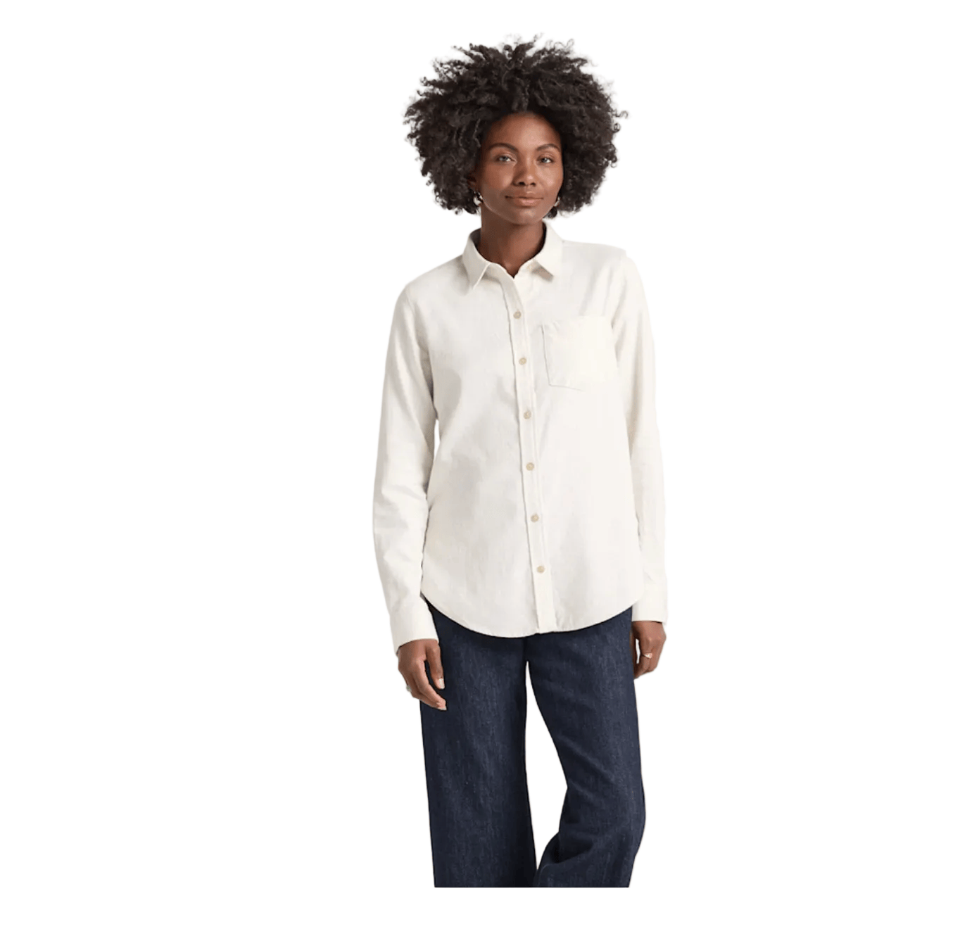 Pendleton Women’s Apparel > Tops Pendleton The Perfect One Pocket Shirt Natural