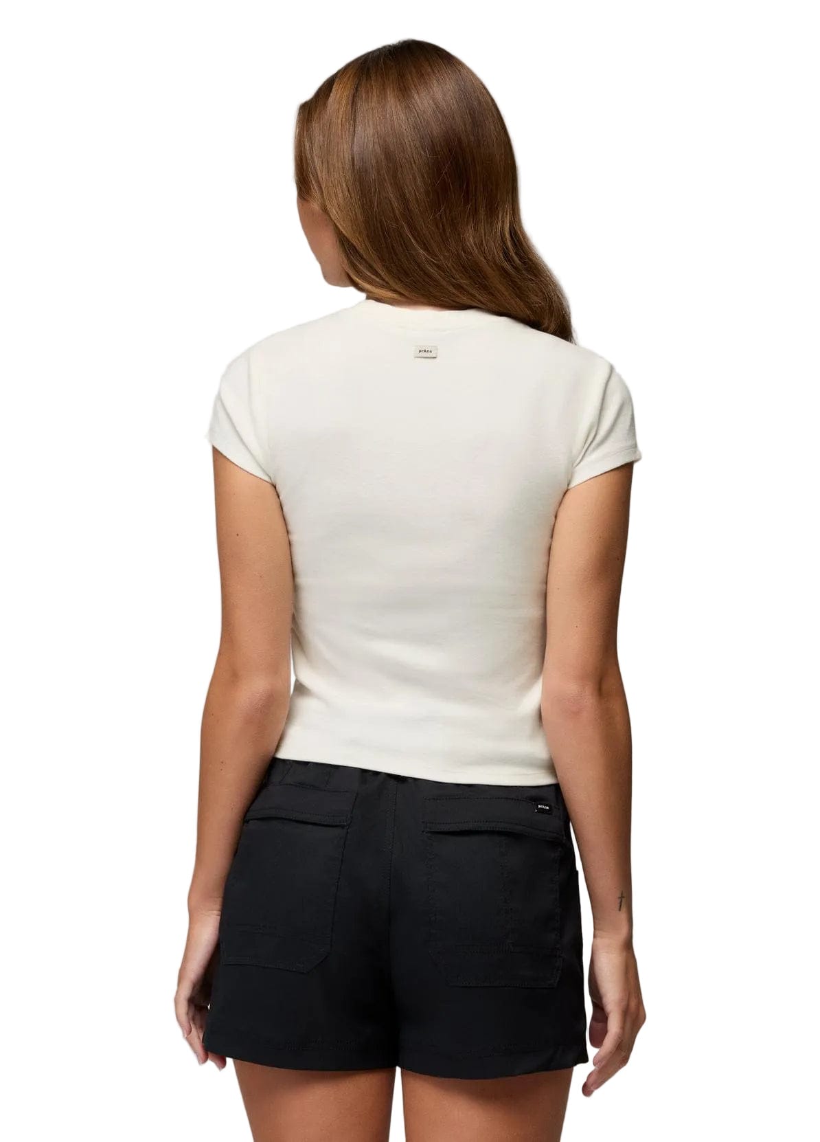 prAna 181 prAna Women's Lotus Short Sleeve Tee Soft White
