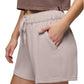 prAna 185 prAna Women's Shea Soft High Rise Short Almond