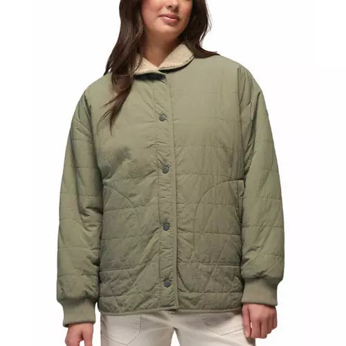Prana Women's Apparel > Outerwear Prana Encinitas Reversible Coat Sage / Stone