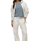 Prana Women's Apparel > Tops Prana Cozy Up Ls Crew Glacier Skies Stripe